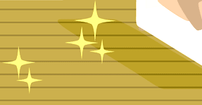 床ワックスフローリング